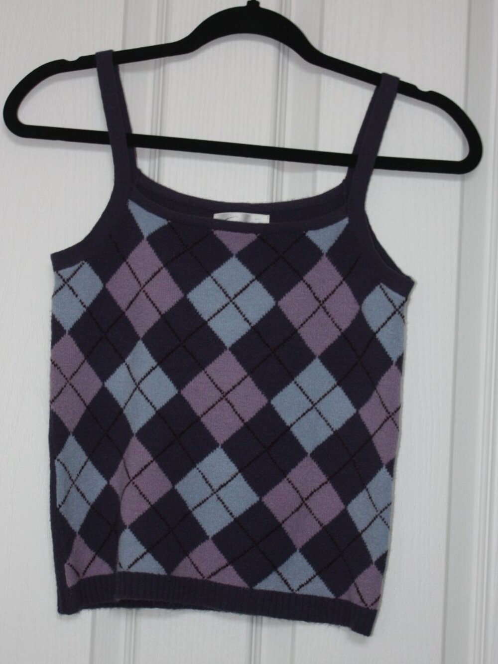 VTG 90s Argyle Sweater Tank Vest | Tagged Medium, Fits Small